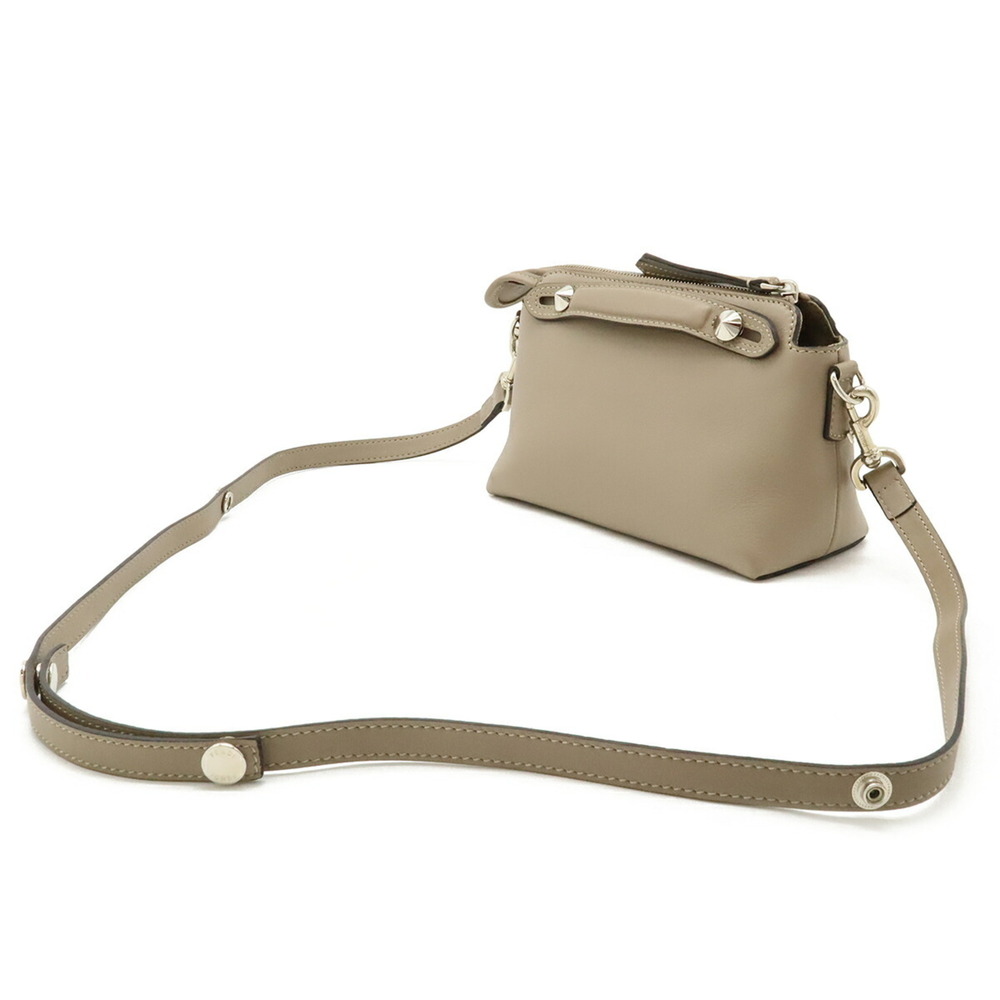 FENDI BY THE WAY Mini Handbag/Shoulder Bag in Greige Leather (8BL135) - Picture 3 of 10